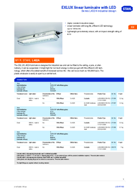 Thumbnail of document Product overview exlux linear luminaire with led l402 4 en gb rstahl 19958